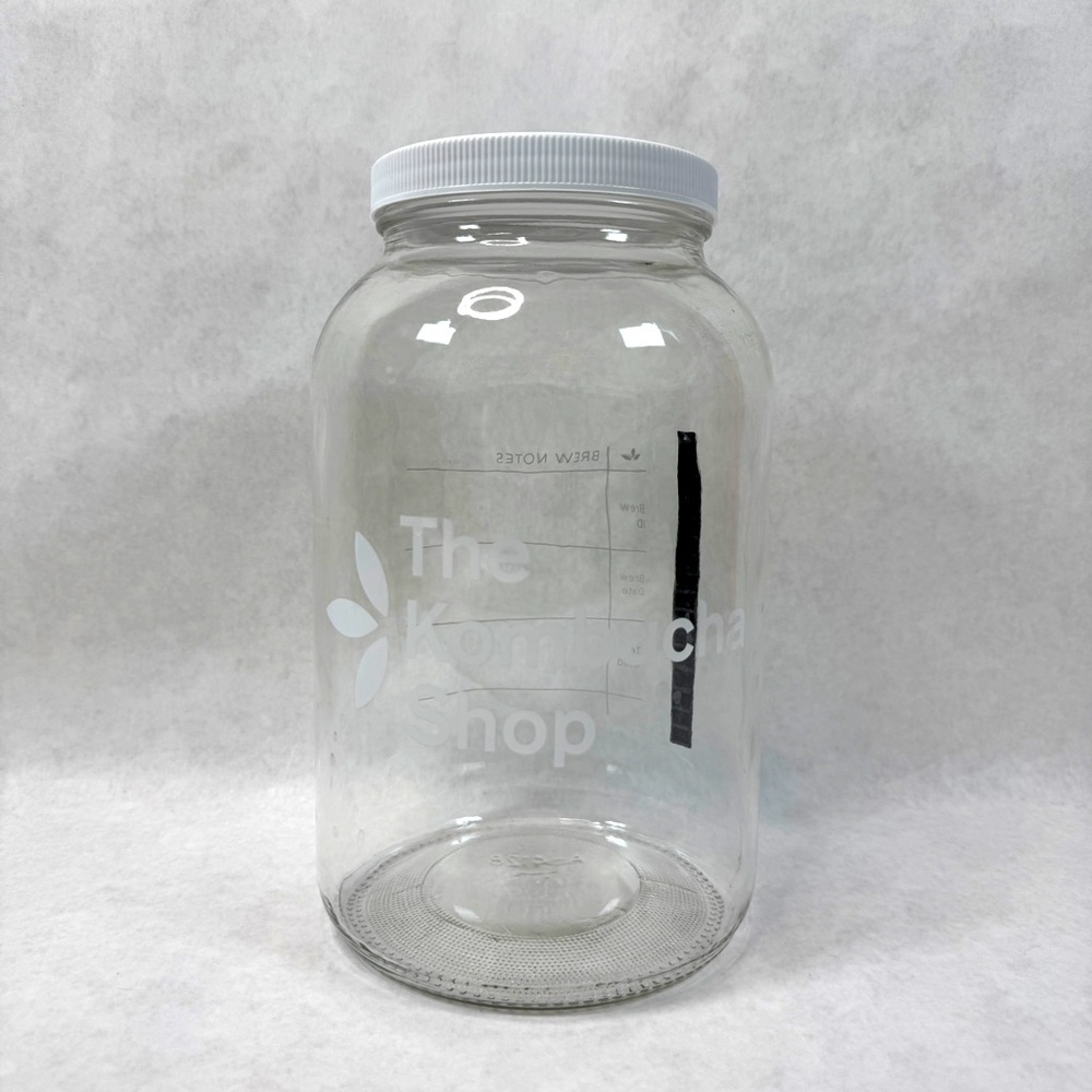 THE KOMBUCHA SHOP Kombucha Brewing Glass Jar & Lid - 1 gallon